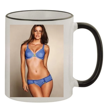 Barbara Palvin 11oz Colored Rim & Handle Mug