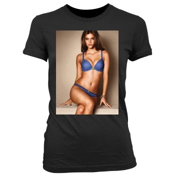 Barbara Palvin Women's Junior Cut Crewneck T-Shirt