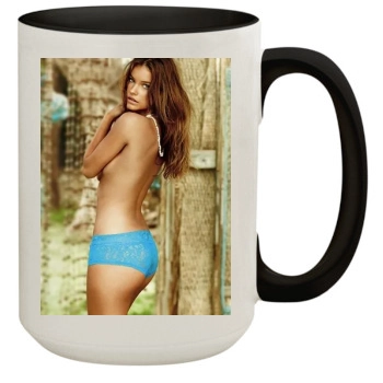 Barbara Palvin 15oz Colored Inner & Handle Mug