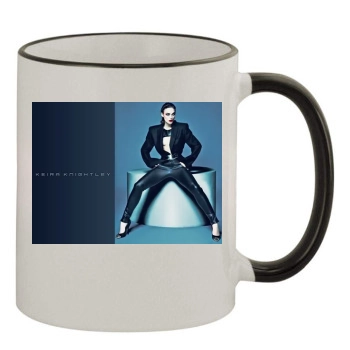 Keira Knightley 11oz Colored Rim & Handle Mug