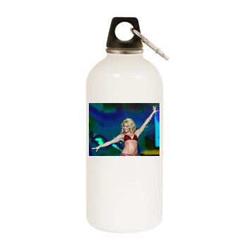 Shakira White Water Bottle With Carabiner