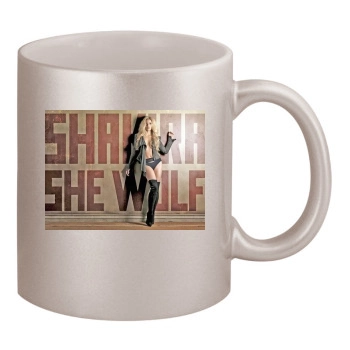 Shakira 11oz Metallic Silver Mug