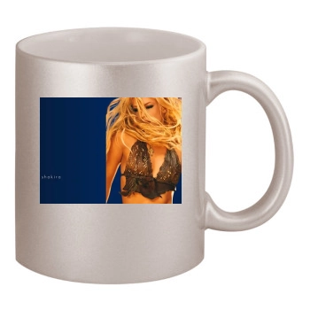 Shakira 11oz Metallic Silver Mug