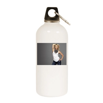 Shakira White Water Bottle With Carabiner