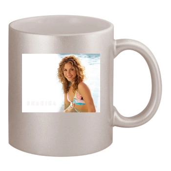 Shakira 11oz Metallic Silver Mug