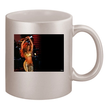 Shakira 11oz Metallic Silver Mug