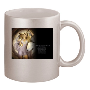 Shakira 11oz Metallic Silver Mug