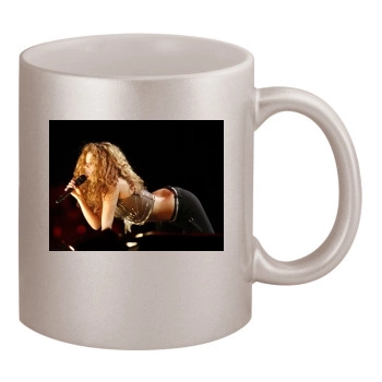 Shakira 11oz Metallic Silver Mug