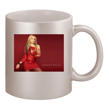 Shakira 11oz Metallic Silver Mug