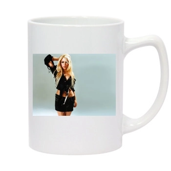 Shakira 14oz White Statesman Mug