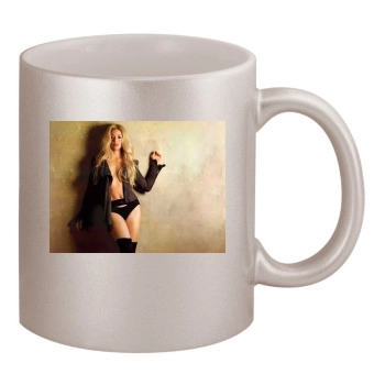 Shakira 11oz Metallic Silver Mug