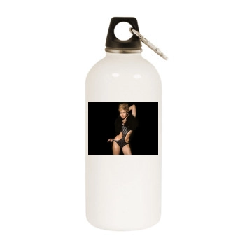 Shakira White Water Bottle With Carabiner