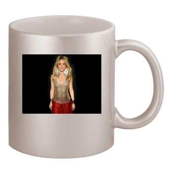 Shakira 11oz Metallic Silver Mug