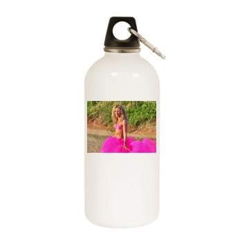 Shakira White Water Bottle With Carabiner