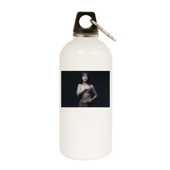 Sophie Marceau White Water Bottle With Carabiner