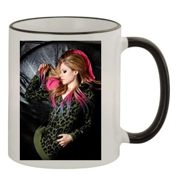 Avril Lavigne 11oz Colored Rim & Handle Mug