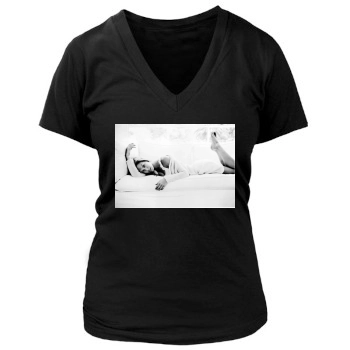 Bar Refaeli Women's Deep V-Neck TShirt