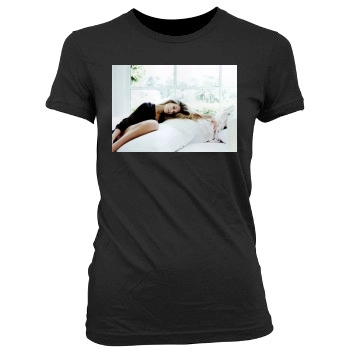 Bar Refaeli Women's Junior Cut Crewneck T-Shirt