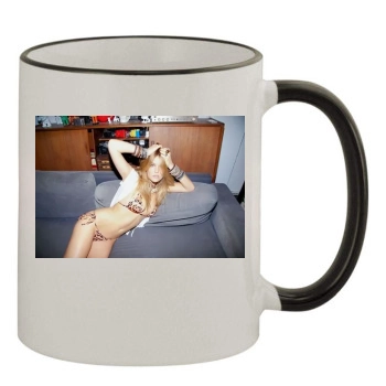 Bar Refaeli 11oz Colored Rim & Handle Mug