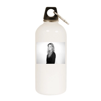 Bar Refaeli White Water Bottle With Carabiner