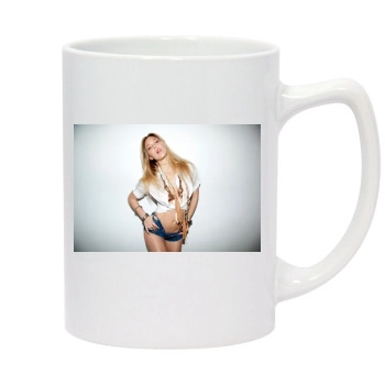 Bar Refaeli 14oz White Statesman Mug