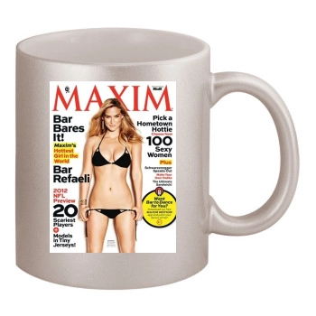 Bar Refaeli 11oz Metallic Silver Mug