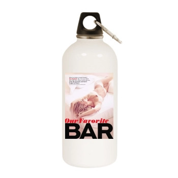 Bar Refaeli White Water Bottle With Carabiner