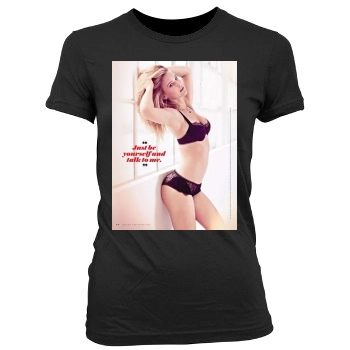 Bar Refaeli Women's Junior Cut Crewneck T-Shirt