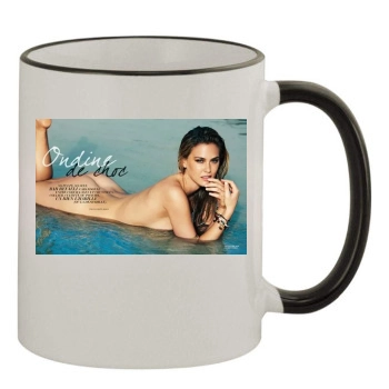 Bar Refaeli 11oz Colored Rim & Handle Mug