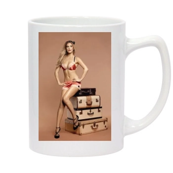 Bar Refaeli 14oz White Statesman Mug