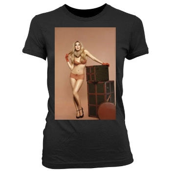 Bar Refaeli Women's Junior Cut Crewneck T-Shirt