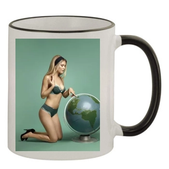 Bar Refaeli 11oz Colored Rim & Handle Mug