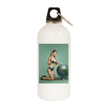 Bar Refaeli White Water Bottle With Carabiner