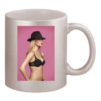 Bar Refaeli 11oz Metallic Silver Mug