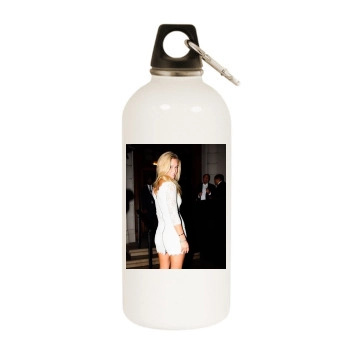 Bar Refaeli White Water Bottle With Carabiner