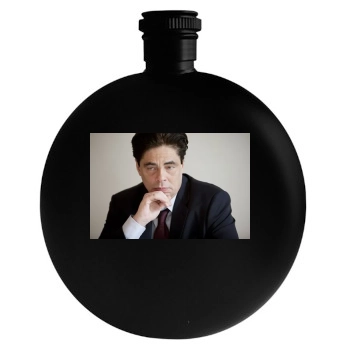 Benicio del Toro Round Flask