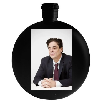 Benicio del Toro Round Flask