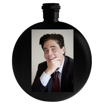 Benicio del Toro Round Flask