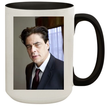 Benicio del Toro 15oz Colored Inner & Handle Mug