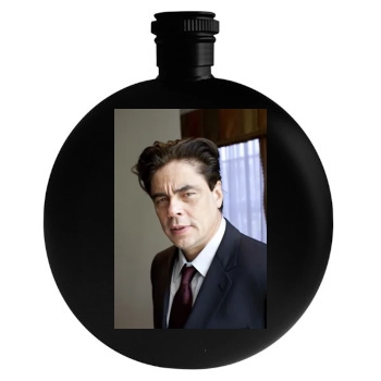 Benicio del Toro Round Flask