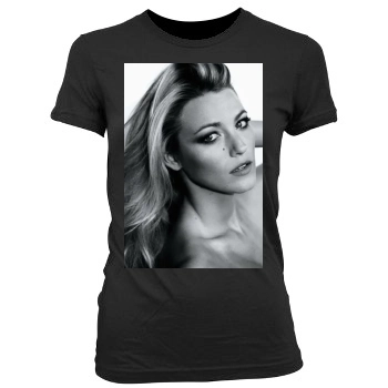 Blake Lively Women's Junior Cut Crewneck T-Shirt