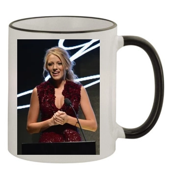 Blake Lively 11oz Colored Rim & Handle Mug