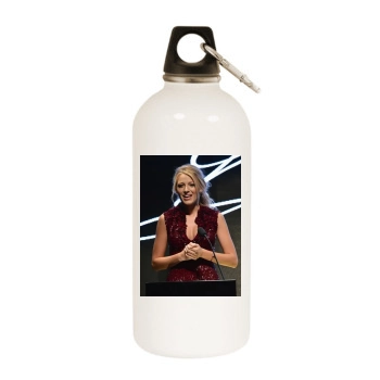 Blake Lively White Water Bottle With Carabiner