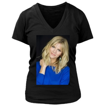 Brooklyn Decker Women's Deep V-Neck TShirt