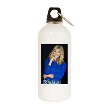 Brooklyn Decker White Water Bottle With Carabiner