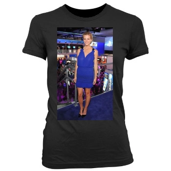 Brooklyn Decker Women's Junior Cut Crewneck T-Shirt