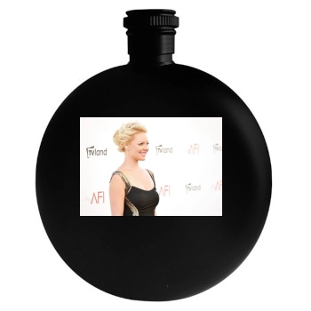 Katherine Heigl Round Flask