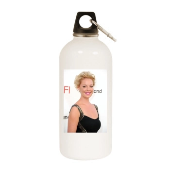 Katherine Heigl White Water Bottle With Carabiner