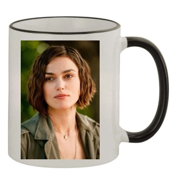 Keira Knightley 11oz Colored Rim & Handle Mug