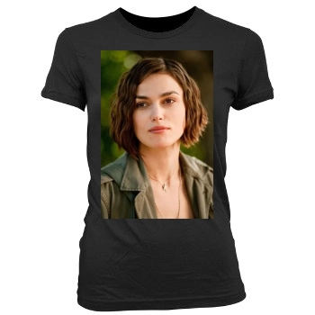 Keira Knightley Women's Junior Cut Crewneck T-Shirt